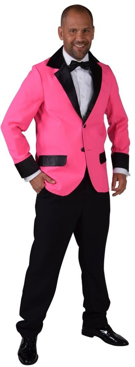 Smoking Smoking Colbert Casino Roze Man | Large | Carnaval kostuum | Verkleedkleding